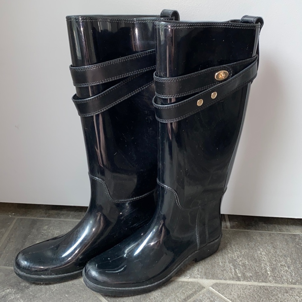 Coach rain boots